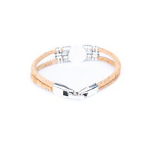 Turquoise Cork Bracelet Women - Handmade Eco