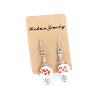 Portuguese Cork and Ceramic Earrings