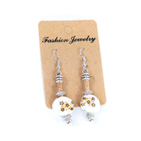 Portuguese Cork and Ceramic Earrings