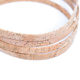 Natural 10mm Cork Cord - Eco Leather Alternative for Jewellery and Crafts (10m Roll)