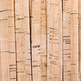 Natural 15mm Flat Cork Cord with Cotton Core - Double-Sided Eco Leather Alternative (10m Roll)