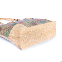 Printed Cork Tote Bag: Versatile & Eco-Friendly