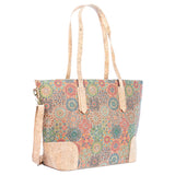 Printed Cork Tote Bag: Versatile & Eco-Friendly