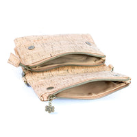 Printed Cork Foldable Crossbody Bag