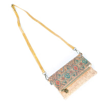 Printed Cork Foldable Crossbody Bag