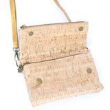 Printed Cork Foldable Crossbody Bag