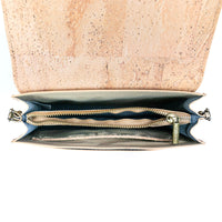 Natural Cork Women’s Structured Crossbody Bag