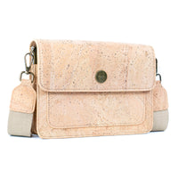 Natural Cork Women’s Structured Crossbody Bag