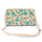 Women's Horizontal Cork Phone Bag