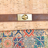 Women's Printed Cork Handbag & Crossbody Bag