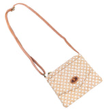 Floral Printed Cork Crossbody Purse for Women