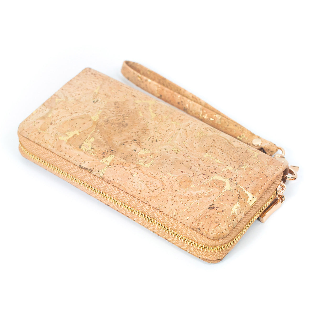 Hot Sale selling Eco Friendly Recycled Cotton Cork Make up Bag Natural RPET Vegan Cork C