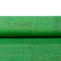 Vibrant Leaf Green Cork Fabric | Natural Material