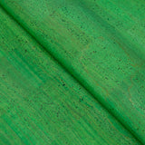 Vibrant Leaf Green Cork Fabric | Natural Material