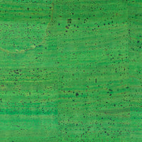 Vibrant Leaf Green Cork Fabric | Natural Material