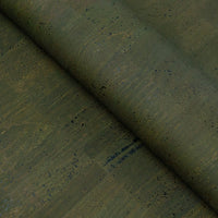 Forest Moss Green Cork Fabric | Vegan Leather