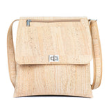 Natural Cork Crossbody Bag with Adjustable Strap