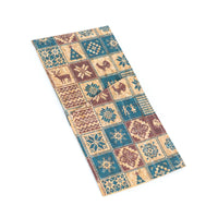 Christmas Cork Placemats and Cutlery Pockets Set