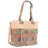 Printed Cork Women's Tote Bag BAGD-567