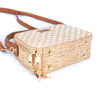 Printed Cork Women’s Crossbody Bag with Adjustable Strap BAGD-237