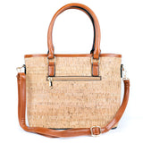 Printed Cork Women’s Handbag with Adjustable Strap BAGD-578