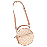 Printed Cork Round Crossbody Bag for Women  BAGD-584