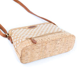 Women's Printed Cork Crossbody Bag BAGD-586