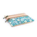 Triple Zip Cork Mini Wallet