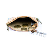 Triple Zip Cork Mini Wallet