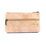 Dual Zip Cork Mini Wallet