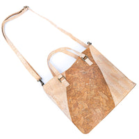 Geometric Cork Tote Bag: Stylish & Functional