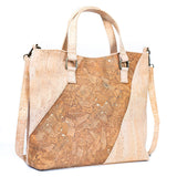 Geometric Cork Tote Bag: Stylish & Functional