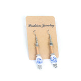Colourful Handmade Cork Earrings
