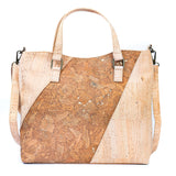 Geometric Cork Tote Bag