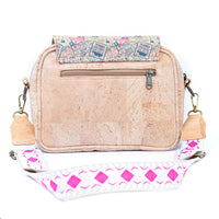 Sustainable Style on-the-Go: Natural Cork Crossbody Bag