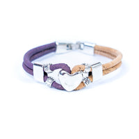 Sustainable Style with a Pop of Color: Handmade Cork Bracelet