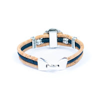 Cork Leather Portuguese women's bracelet BR-502-MIX-5