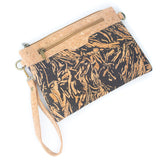 Cork and Coffee Bean Crossbody Bag and Clutch BAG-2290