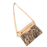 Cork and Coffee Bean Crossbody Bag and Clutch BAG-2290