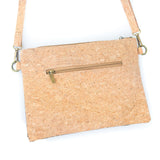 Cork and Coffee Bean Crossbody Bag and Clutch BAG-2290