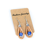Colourful Handmade Cork Earrings