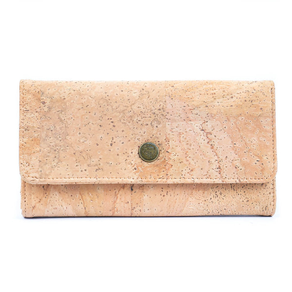 Lux Cork Bifold Women’s Wallet – Smart Vegan Travel Wallet