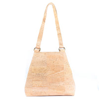 Cork Women's Tote Bag with Front Pocket BAGP-277