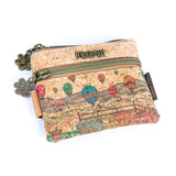 The City Traveler: Cork Coin Purse with Global Flair