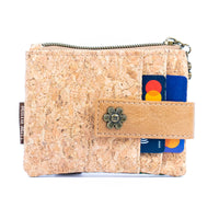 The City Traveler: Cork Coin Purse with Global Flair