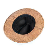 Rustic Charm: Black and Brown Cork Cowboy Hat