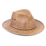 Rustic Charm: Black and Brown Cork Cowboy Hat