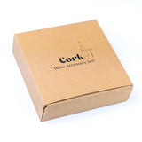Cork Wine Accessory Gift Set – 4-Piece Eco-Friendly Box for Wine Lovers
