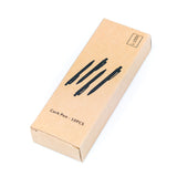 Eco-Friendly Cork Grip Ballpoint Pens - Set of 10