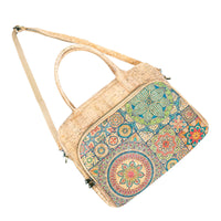 Mandala Magic: Cork Briefcase for the Modern Woman